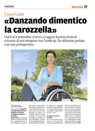 «Danzando dimentico la carozzella»