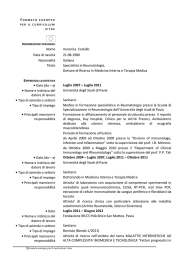 Curriculum Vitae Codullo Veronica