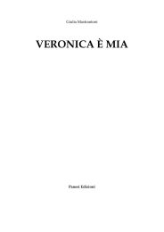 VERONICA È MIA - Panesi Edizioni