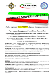 Trofeo regionale “NON PROFIT ionale “NON PROFIT” di