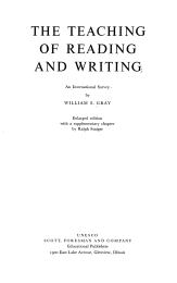 The Teaching of reading and writing: an - unesdoc