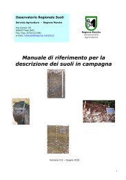 Manuale di riferimento per la descrizione dei suoli in campagna