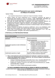 Norme Di Preparazione Esame TAC Con MDC