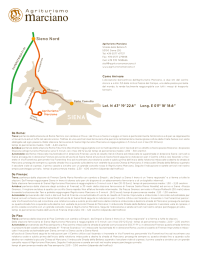 Siena Nord - Agriturismo Marciano