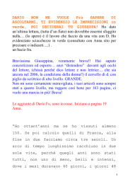 DARIO NON NE VUOLE Più SAPERE DI ASCOLTARMI, TI