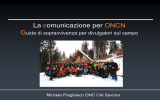 La comunicazione per ONCN Guida di sopravvivenza per