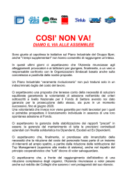 COSI` NON VA!