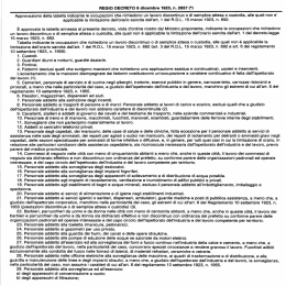 REGIO DECRETO 6 dicembre 1923, n. 2657 (*) Approvazione della