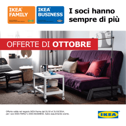 OFFERTE DI ottobre