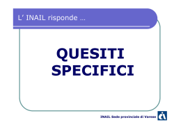 Leggi le FAQ dell`Inail di Varese