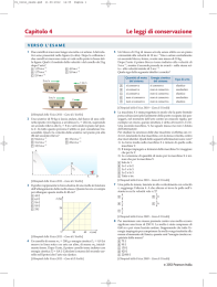 Capitolo 4 Le leggi di conservazione