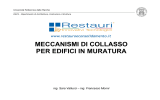 MECCANISMI DI COLLASSO PER EDIFICI IN MURATURA