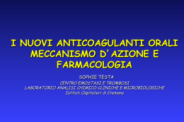 Meccanismo d`azione e farmacologia, Sophie Testa pdf