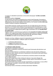 Documento di risposta a nome di Cambiamo Abbiategrasso