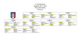 calendario - ASD Brunatese