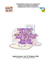 Campionato Aquilotti Non Competitivo