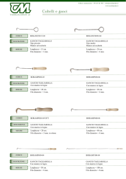 COLTELLI E GANCI