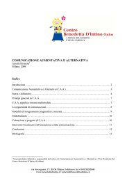 Comunicazione Aumentativa Alternativa di A