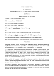 Programmazione di Alternativa alla Religione Cattolica