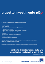 progetto investimento più