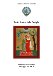 Libretto del Rosario - Ufficio per la Famiglia e il Matrimonio