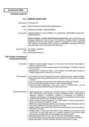 Curriculum Vitae - AUSL Romagna Rimini