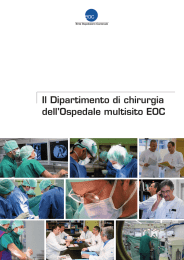 Il Dipartimento di chirurgia dell`Ospedale multisito EOC