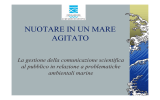 nuotare in un mare agitato