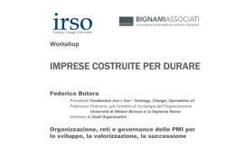 imprese costruite per durare