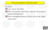 Dubbi Un solo studio Per quanto tempo deve durare il trattamento