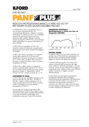 pellicola professionale bianco e nero iso 50/18° per stampe di alta