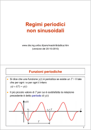 4 - Regimi periodici non sinusoidali