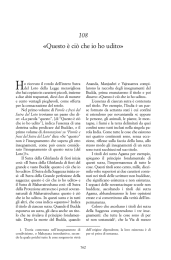 108 «Questo è ciò che io ho udito»