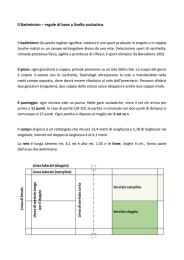 Il Badminton – regole di base a livello scolastico.