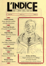 L`Indice puntato Storia, memoria e politica di Renato Monteleone