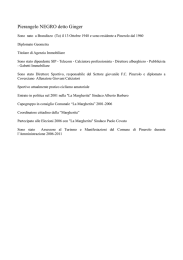 Pierangelo NEGRO detto Ginger - Partito Democratico Pinerolo