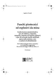 Fuochi pirotecnici ed esplosivi da mina