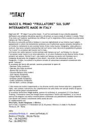 nasce il primo “frullatore” sul surf interamente made in