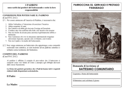 BATTESIMO COMUNITARIO