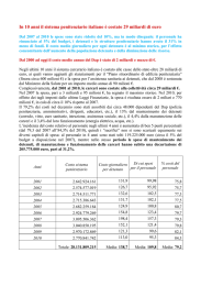 In 10 anni il sistema penitenziario italiano è costato 29 miliardi di euro