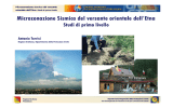 Microzonazione Sismica del versante orientale dell`Etna