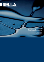 Catalogo Generale - Sella Intelligent Thermodynamics