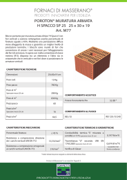 POROTON® MURATURA ARMATA H SPACCO SP 25 25 x 30 x 19