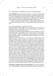 3.2.4. Arruolamento con finalità di terrorismo anche internazionale L