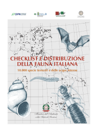 CHECKLIST E DISTRIBUZIONE DELLA FAUNA ITALIANA