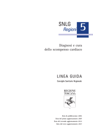 Lg scompenso cardiaco - Sistema Nazionale Linee Guida