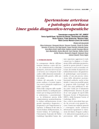 Ipertensione arteriosa e patologia cardiaca Linee guida diagnostico