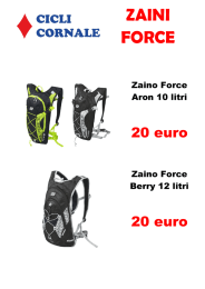 zaini force - Gruppo Ciclistico Cornedo