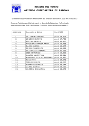 Ortottista. N. 232 - 2013 - Azienda Ospedaliera di Padova