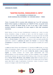 “MARTINI RACING, INSEGUENDO IL MITO”